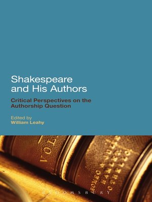 cover image of Shakespeare and His Authors